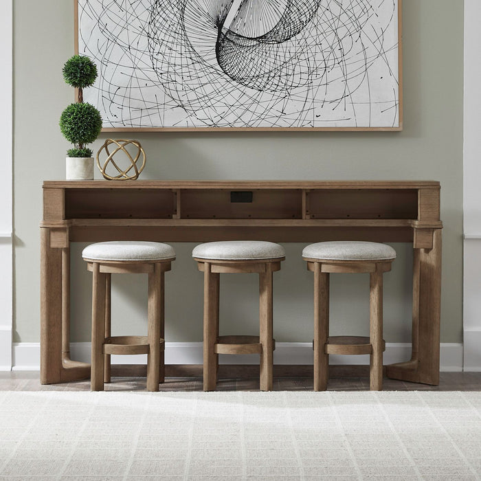 Ballentine - 4 Piece Bar Set - Brown