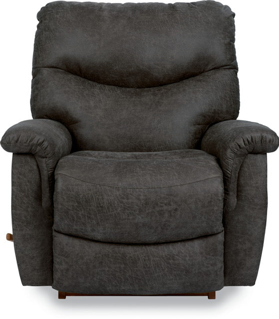 James Power Rocking Recliner w/Headrest Steel