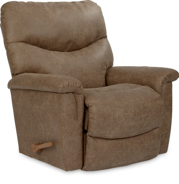 James Power Rocking Recliner w/Headrest Marble