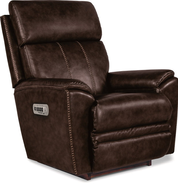 Talladega Power Rocking Recliner w/Headrest and Lumbar Chestnut