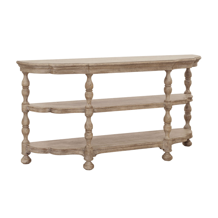 Higgins Street - 2-Shelf Console Table - Brown