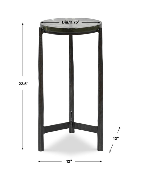 Eternity - Iron & Glass Accent Table