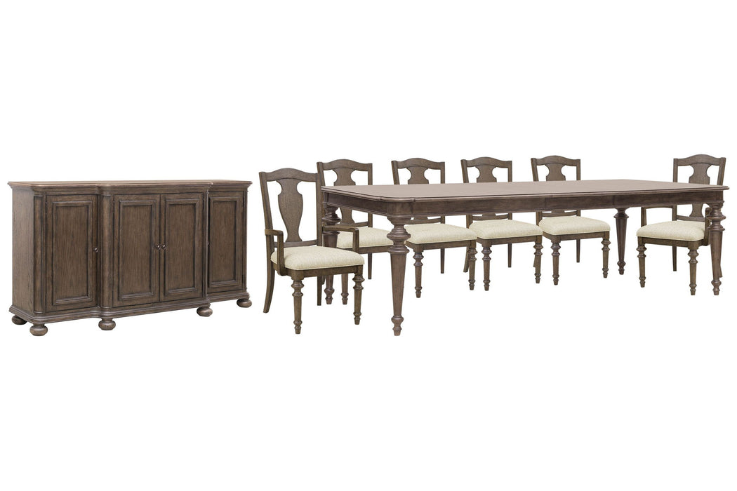 Saddle Creek - Extendable Leg Dining Table Set