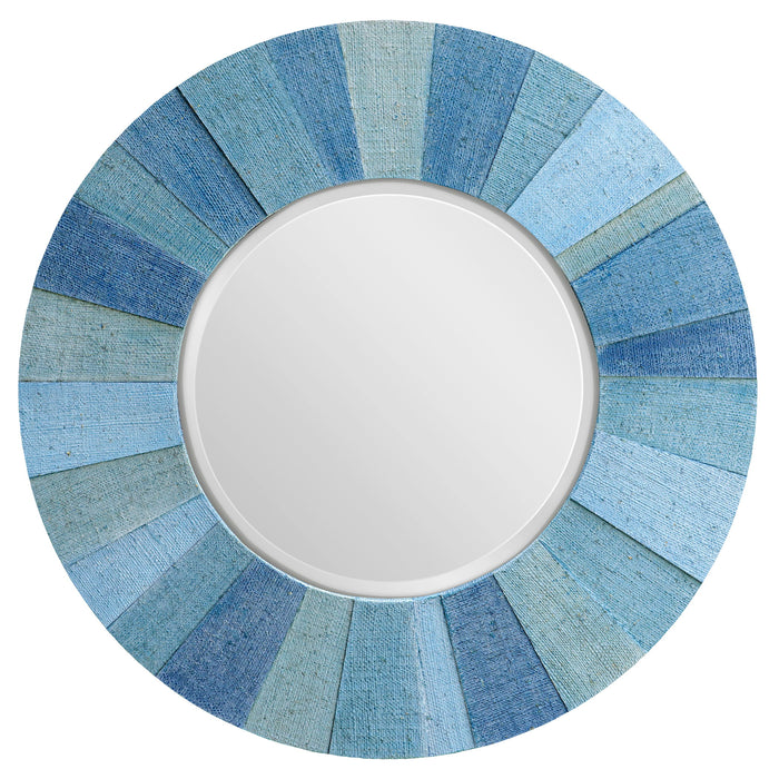 Isle - Round Mirror - Aqua