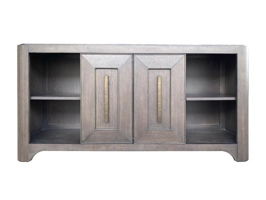 Lancia - 60" Media Console - Charred Oak
