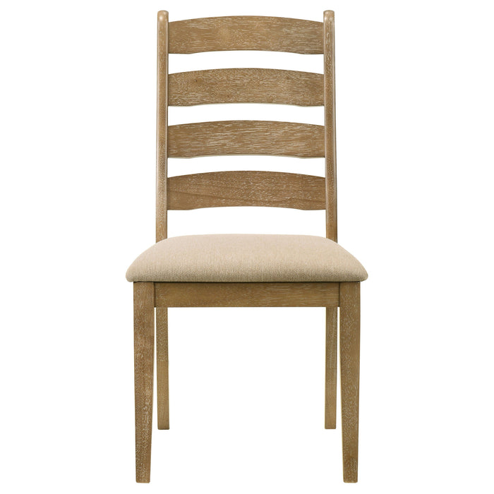 Danvers - Ladder Back Dining Side Chair (Set of 2) - Brown Oak