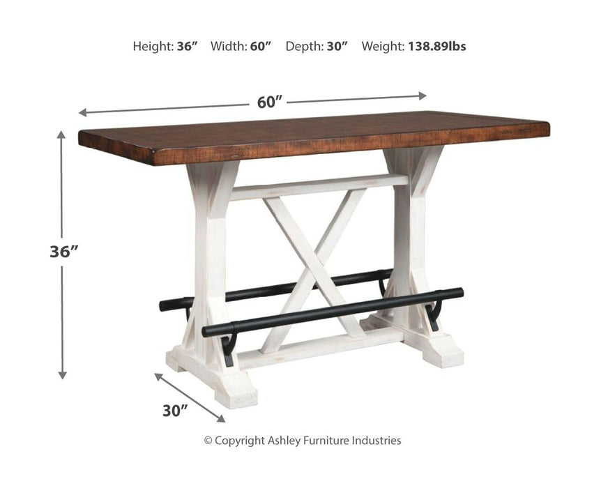 Valebeck - Counter Height Table Set