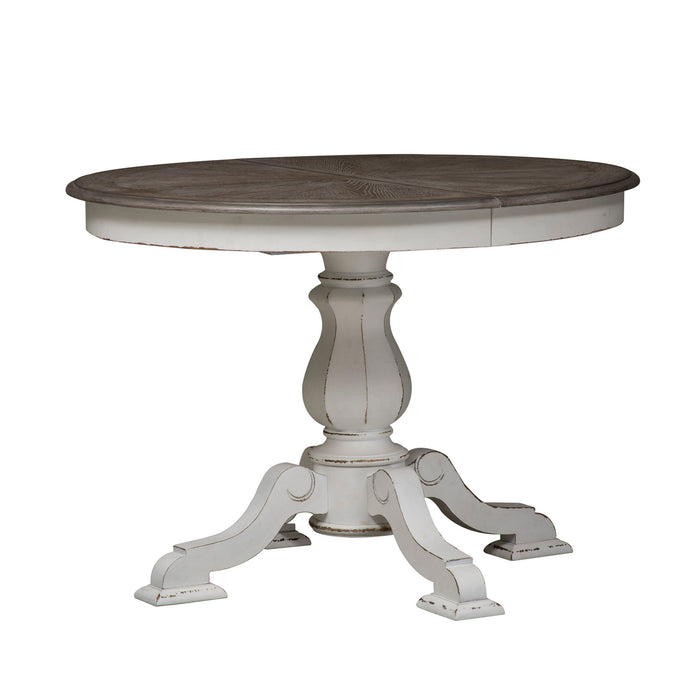 Magnolia Manor - Pedestal Table - White