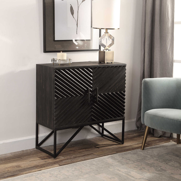 Zadie - Accent Cabinet - Ebony