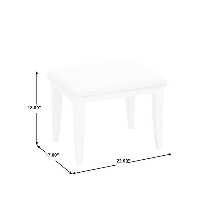 Camila - Vanity Stool - Natural