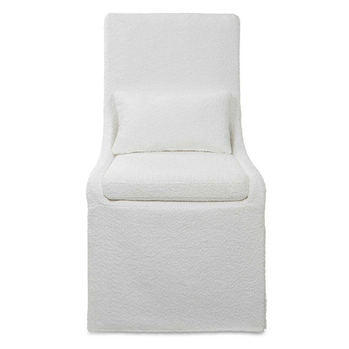 Coley - Armless Chair - White