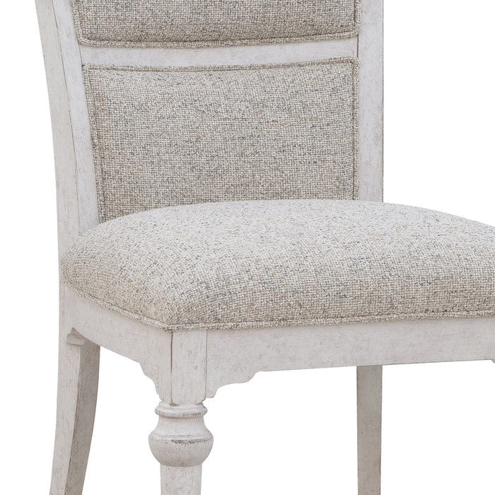 Higgins Street - Upholstered Back Side Chair - Brown