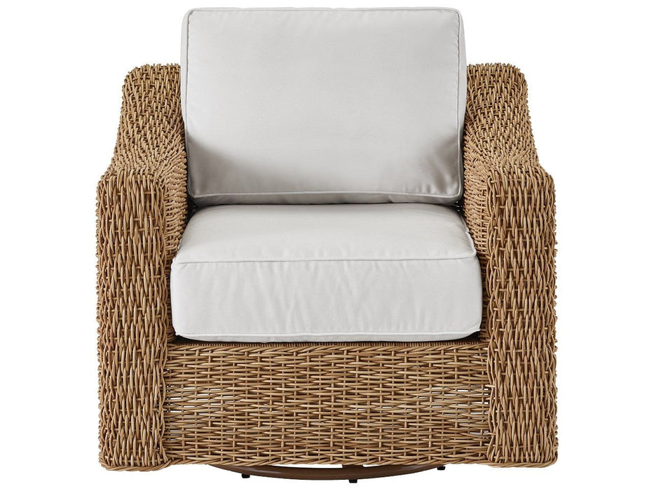 Coastal Living Outdoor - Laconia Swivel Chair - Special Order - Light Brown