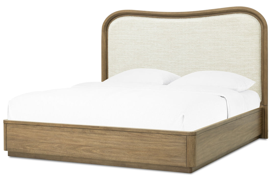 Leeza - Bedroom Set With Upholstered Panel Bed And Dresser