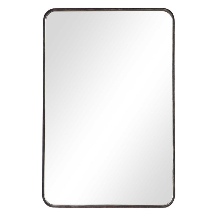 Mirror With Gold Highlights - Rich Dark Bronze