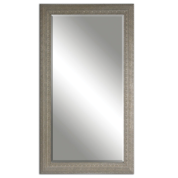 Malika - Mirror - Antique Silver