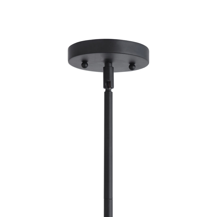 Thales - Geometric 3 Light Pendant - Black