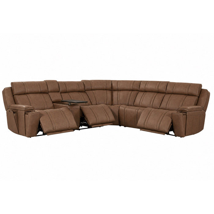 Sausalito - 6 Piece Modular Zero Gravity Power Reclining Sectional With Power Adjustable Headrests