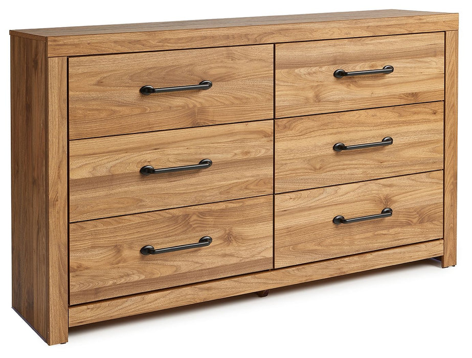 Pasklyn - Brown - Six Drawer Dresser