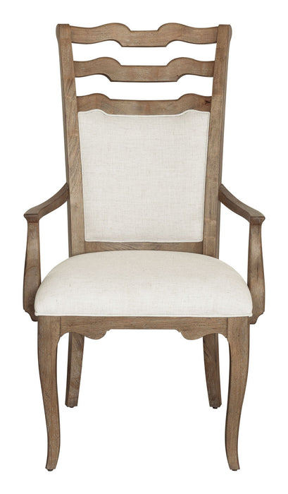 Weston Hills - Upholstered Arm Chair (Set of 2) - Flax Seed