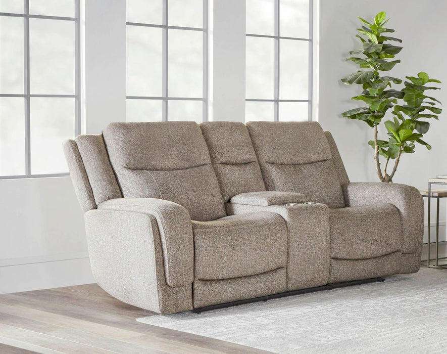 Penfield - Power Zero G Console Loveseat With Heat, Massage & Speaker P3 - Frappe