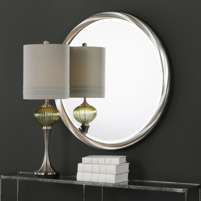 Orion - Round Mirror - Silver