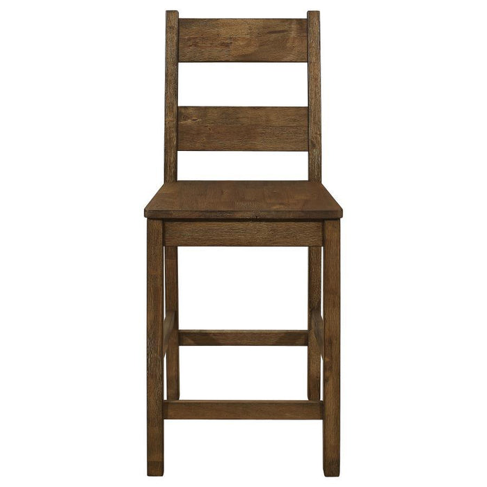 Coleman - Counter Height Stools (Set of 2) - Rustic Golden Brown