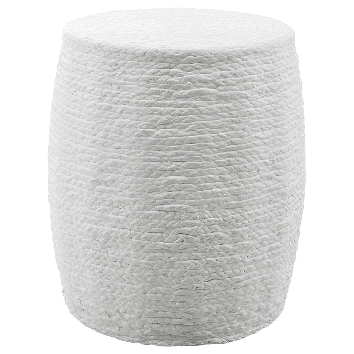 Resort - Accent Stool - White