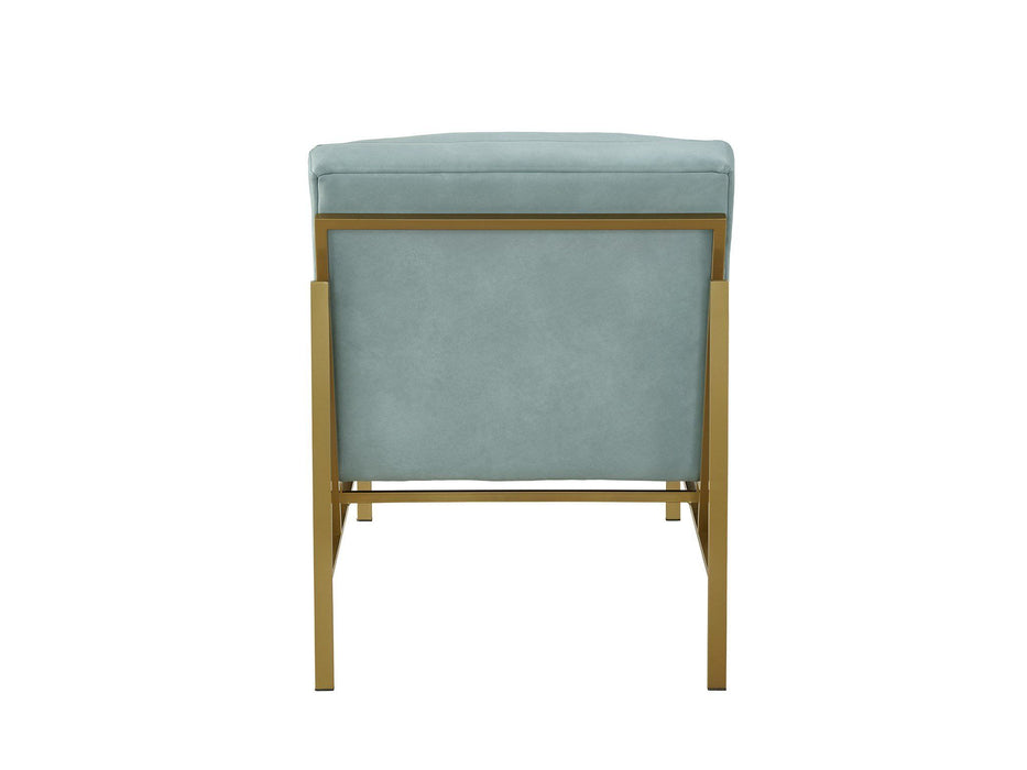 Channeled - Accent Chair, Special Order - Light Blue