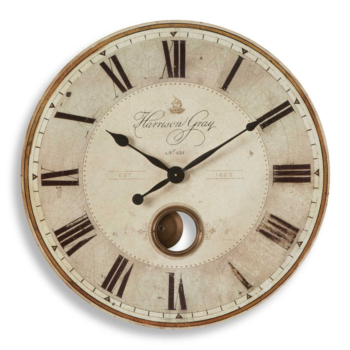 Harrison Gray - 30" Clock - Beige