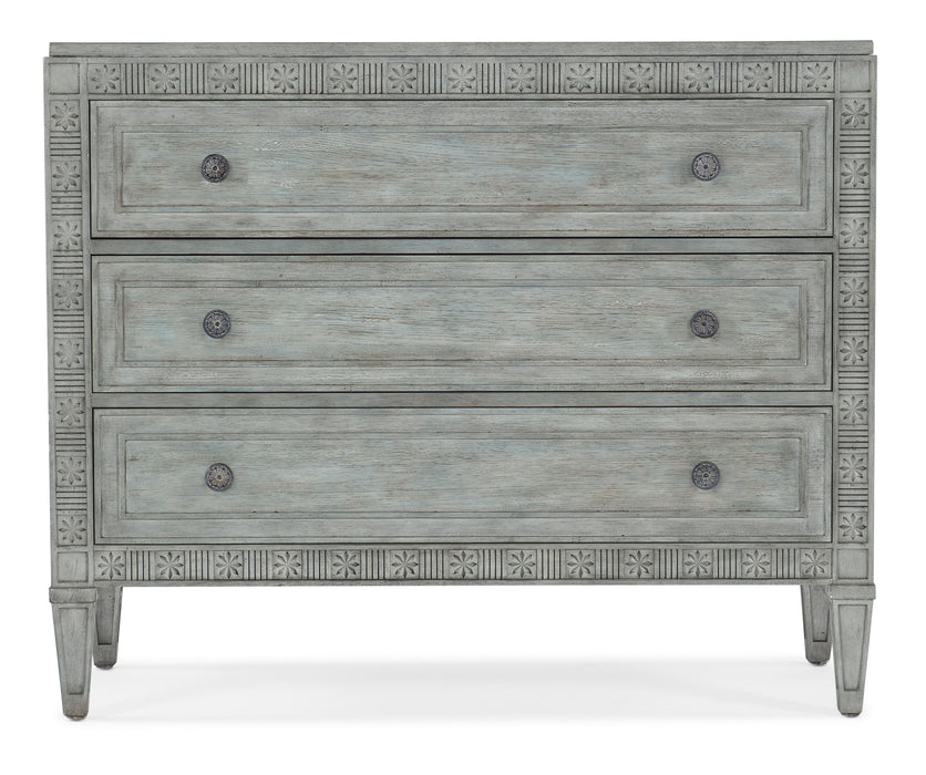 Charleston - Three-Drawer Chest - LIght Blue