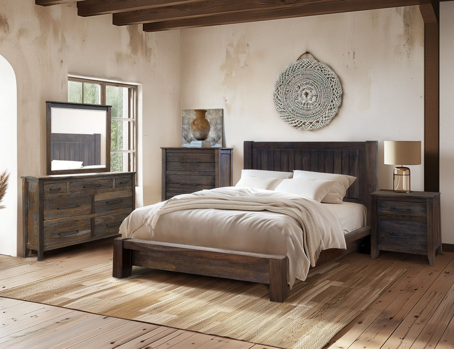 San Luis - Chest - Deep Brown / Warm Gray Finish