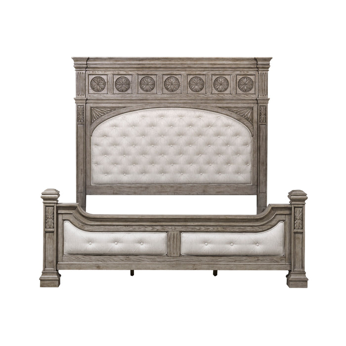 Kingsbury - Queen Panel Bed - Gray