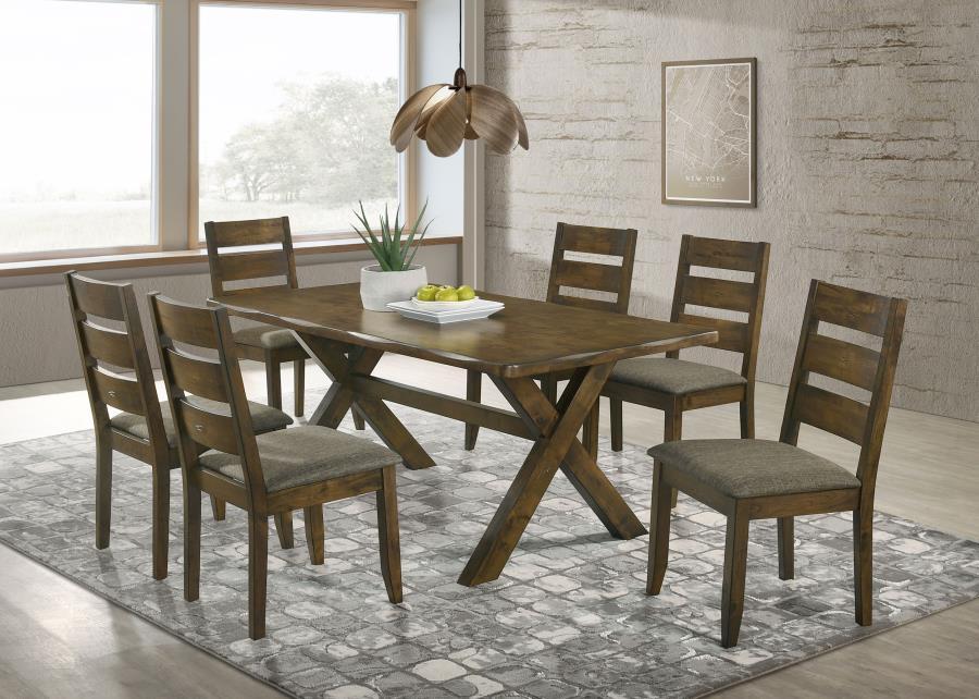 Alston - Rustic Trestle Dining Room Set