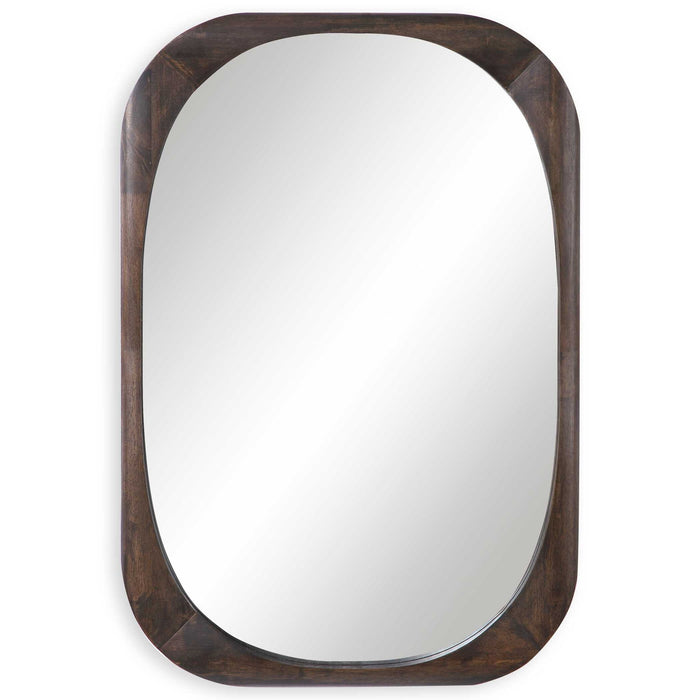 Sheldon - Mid-Century Mirror - Dark Brown