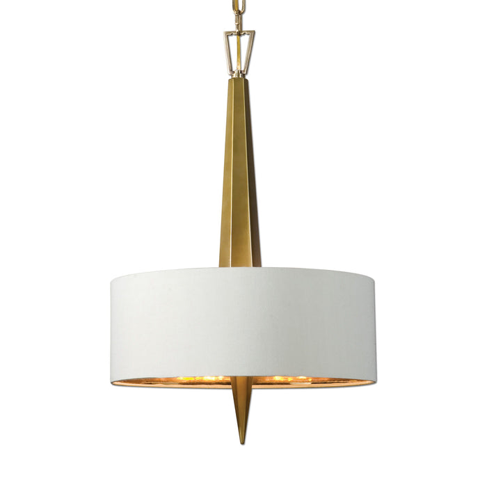 Obeliska - 3 Light Chandelier - Gold