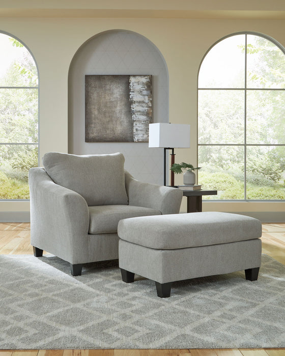Willarae - 2 Pc. - Chair And A Half, Ottoman - Taupe