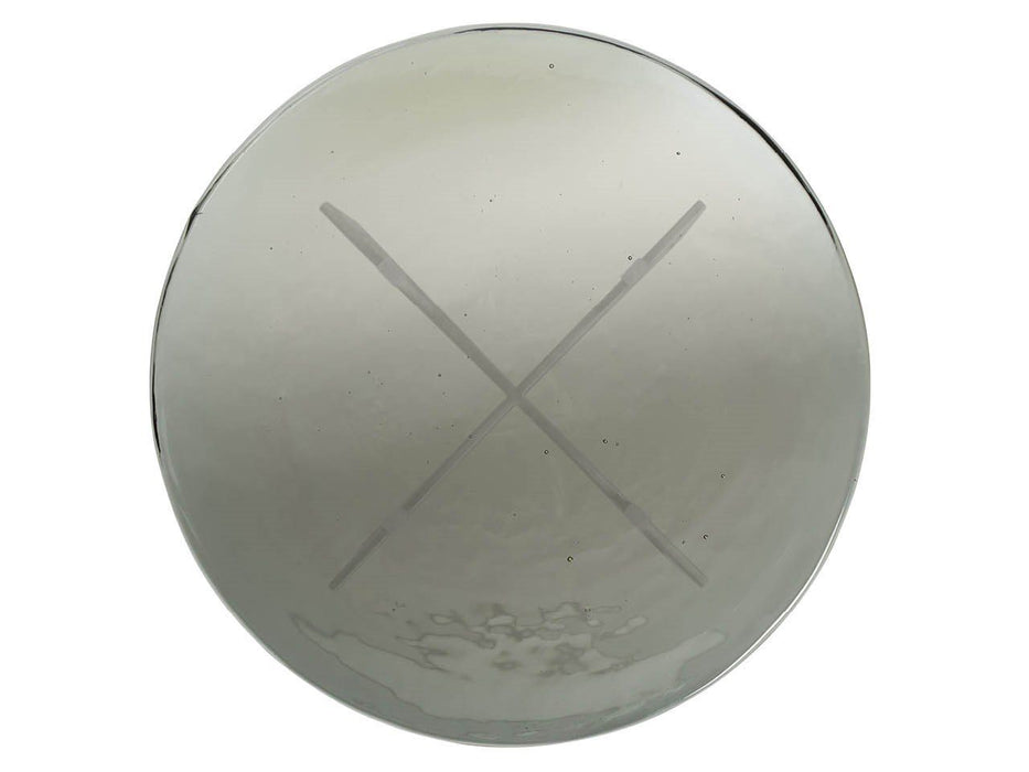 Avaline - Jordan Side Table - Pearl Silver / Gray