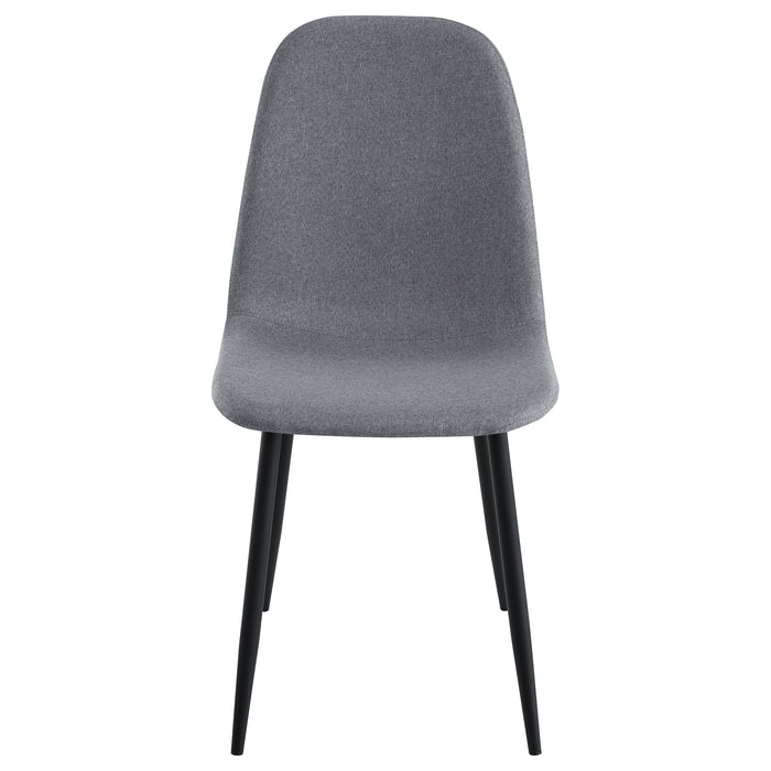 Dennison - Upholstered Dining Side Chair (Set of 4) - Grey