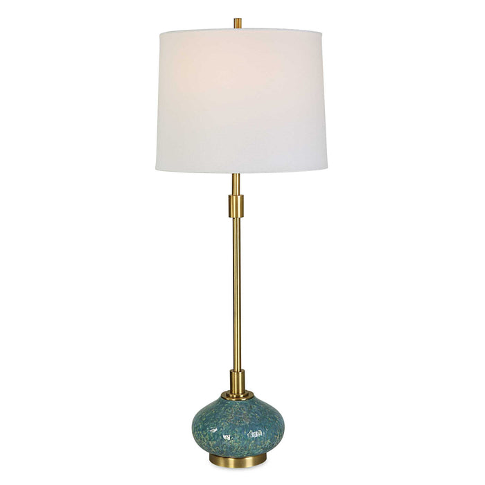Kaimana - Aged Buffet Lamp - Blue