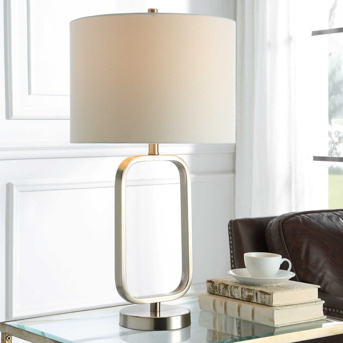 Table Lamp - Brushed Nickel