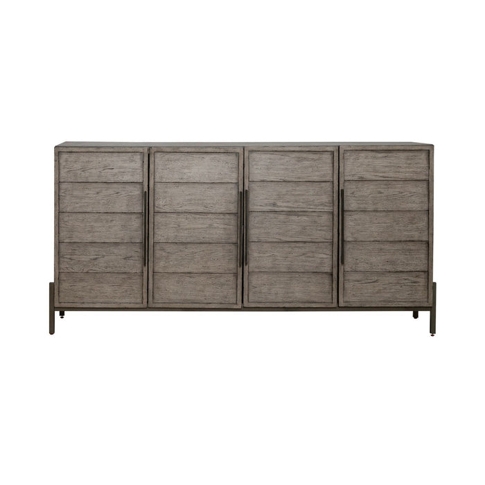 Pelicans Buff - 74" Accent TV Console - Gray