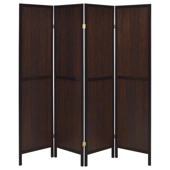 Deepika - 4-Panel Solid Design Folding Screen