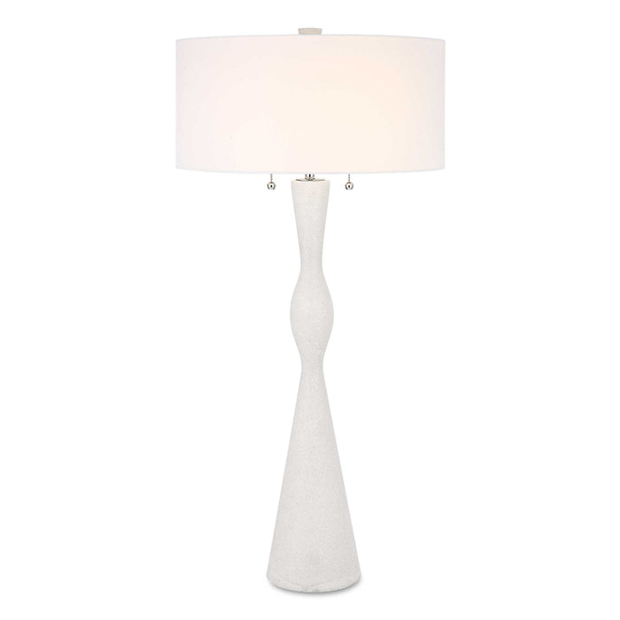 Sharma - Stone Table Lamp - White