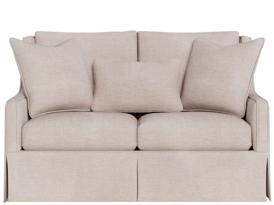 Hudson - Skirted Loveseat, Special Order - Beige