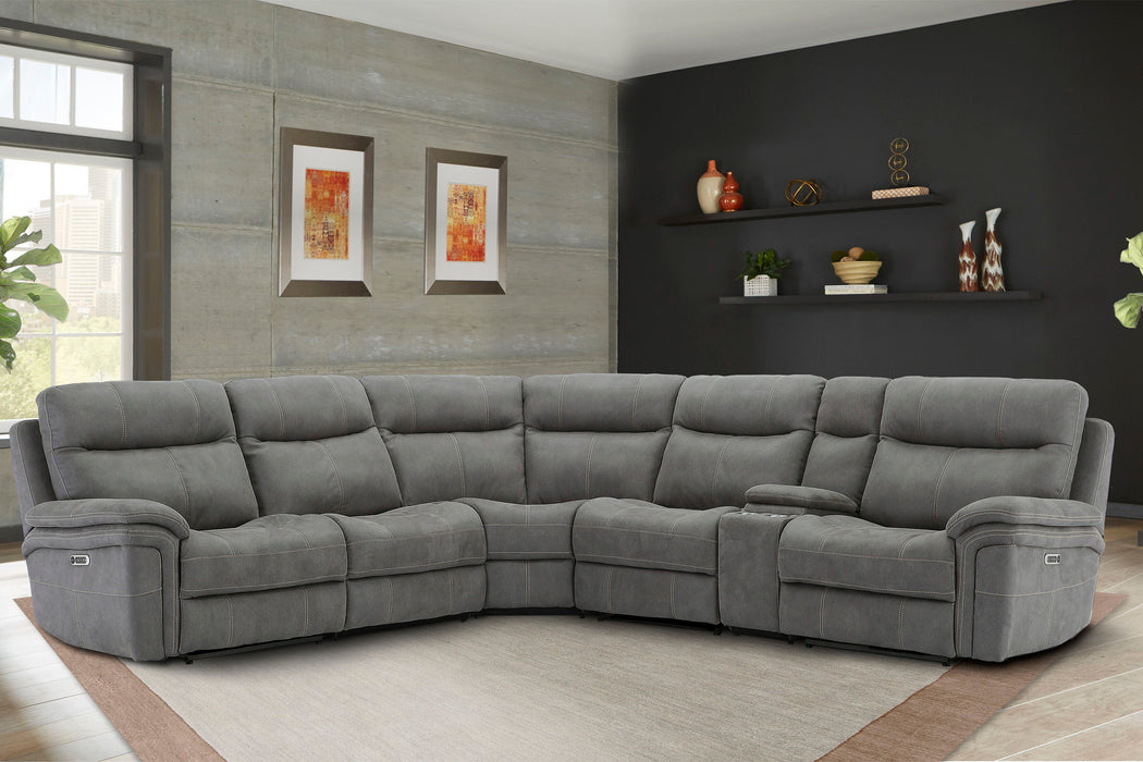 Mason - 6 Piece Modular Power Reclining Sectional