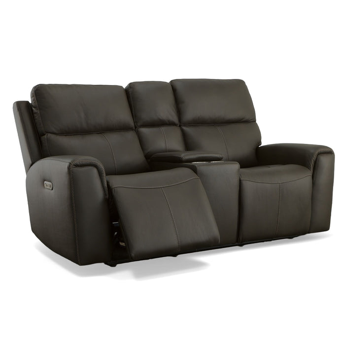 Jarvis - Power Reclining Loveseat With Console & Power Headrests