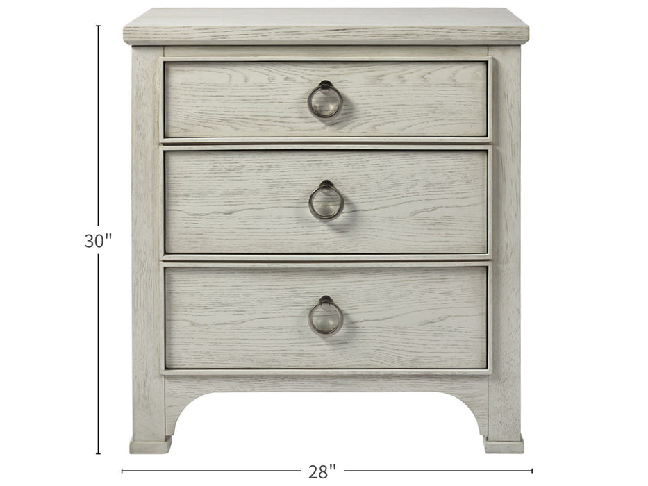 Escape - Nightstand - Pearl Silver