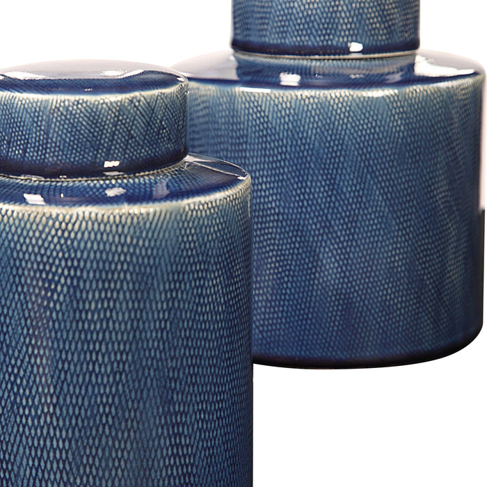 Saniya - Containers (Set of 2) - Blue