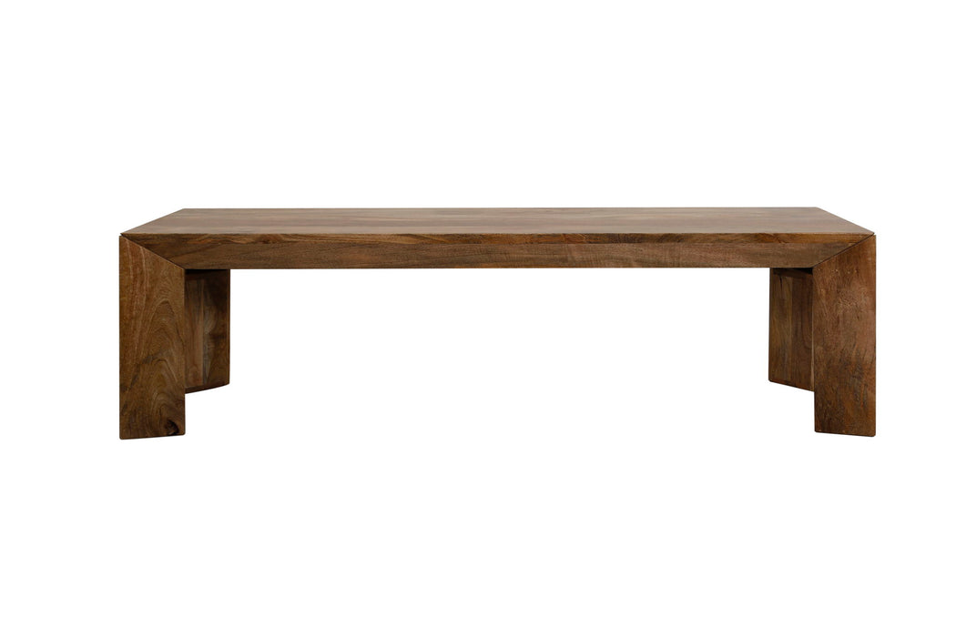 Crossings - Downtown Dining Bench - Amber